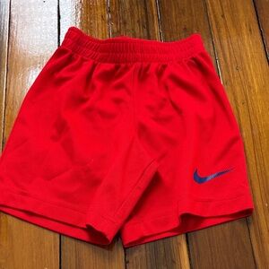 Nike Kids Bright Red Sports Shorts